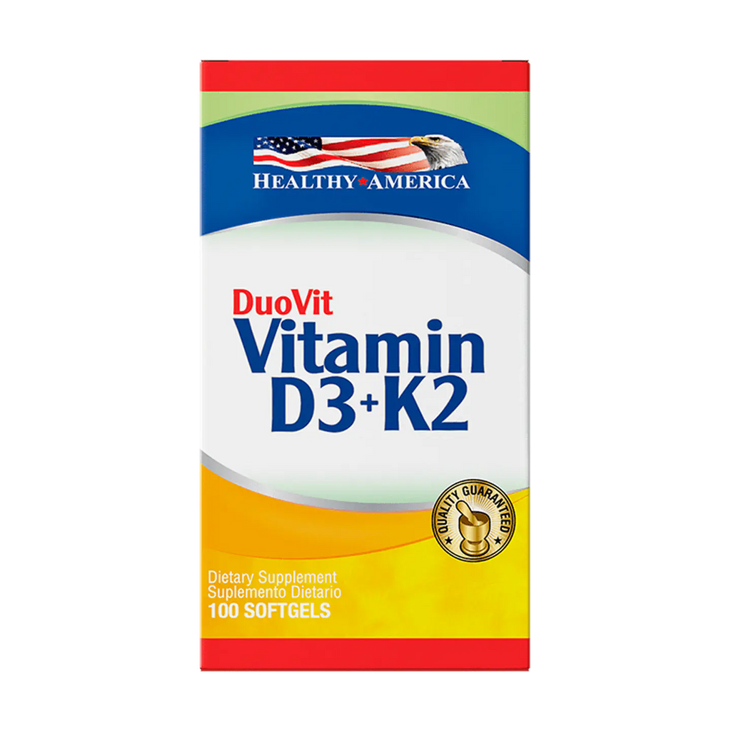 Duovit Vitamin D3 K2 100Softgels Healthy America
