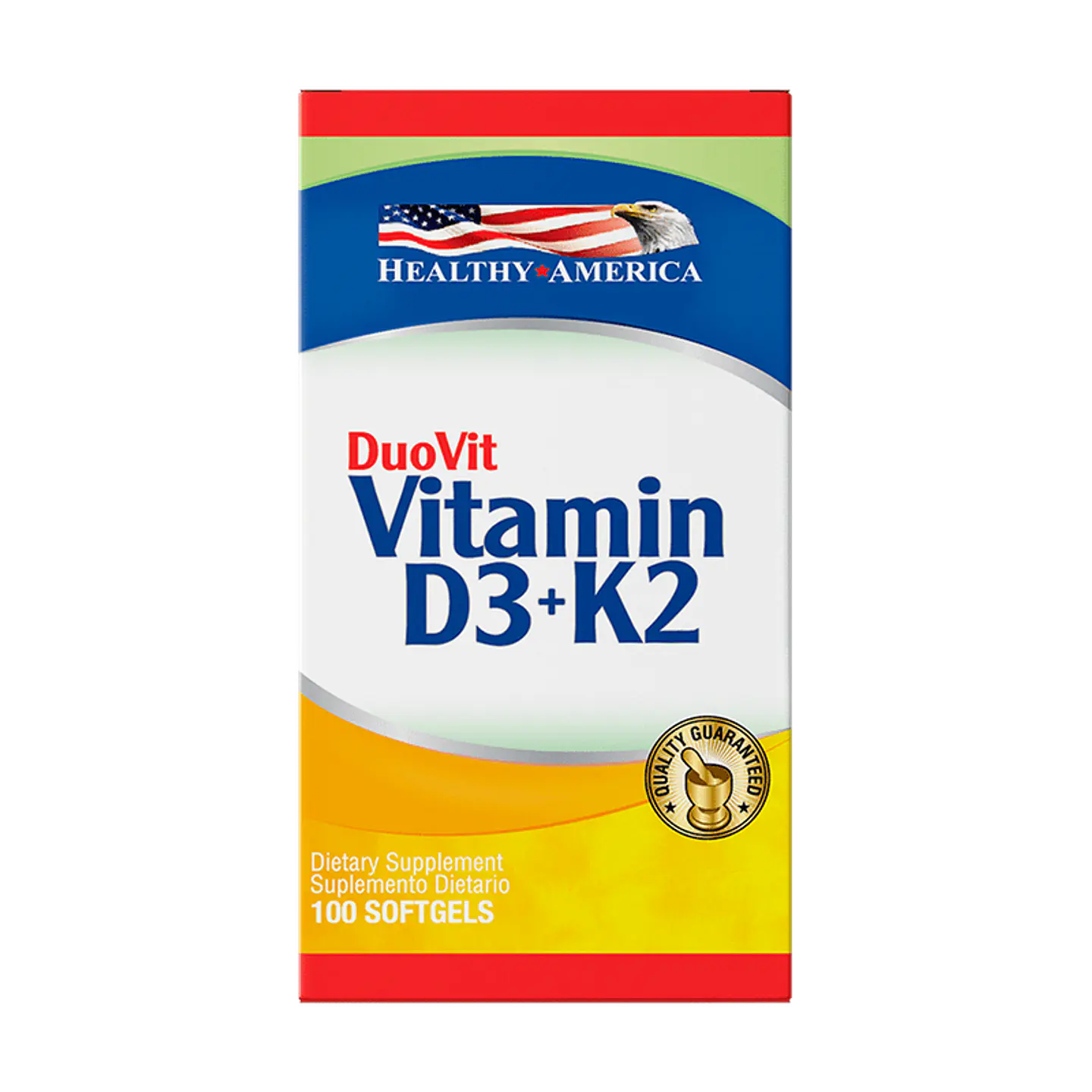 Duovit Vitamin D3 K2 100Softgels Healthy America