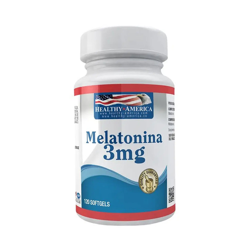 Melatonina 3mg 120 Sofgetls Healthy America