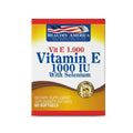 Vitamina E 1000Iu With Selenium 60Softgels Healthy America