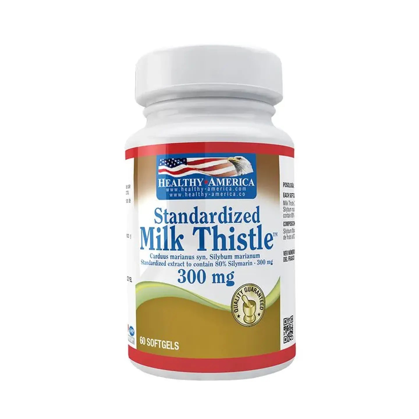 Milk Thisthle 300Mg 60Softgels Healthy America