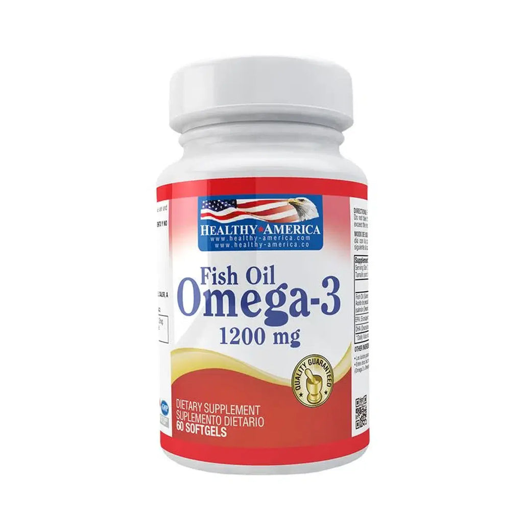 Omega 3 Fish Oil 60Softgels Healthy America