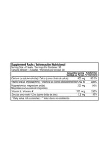 Cal Citrate Calcium Citrate Malate 120Caplets Healthy America