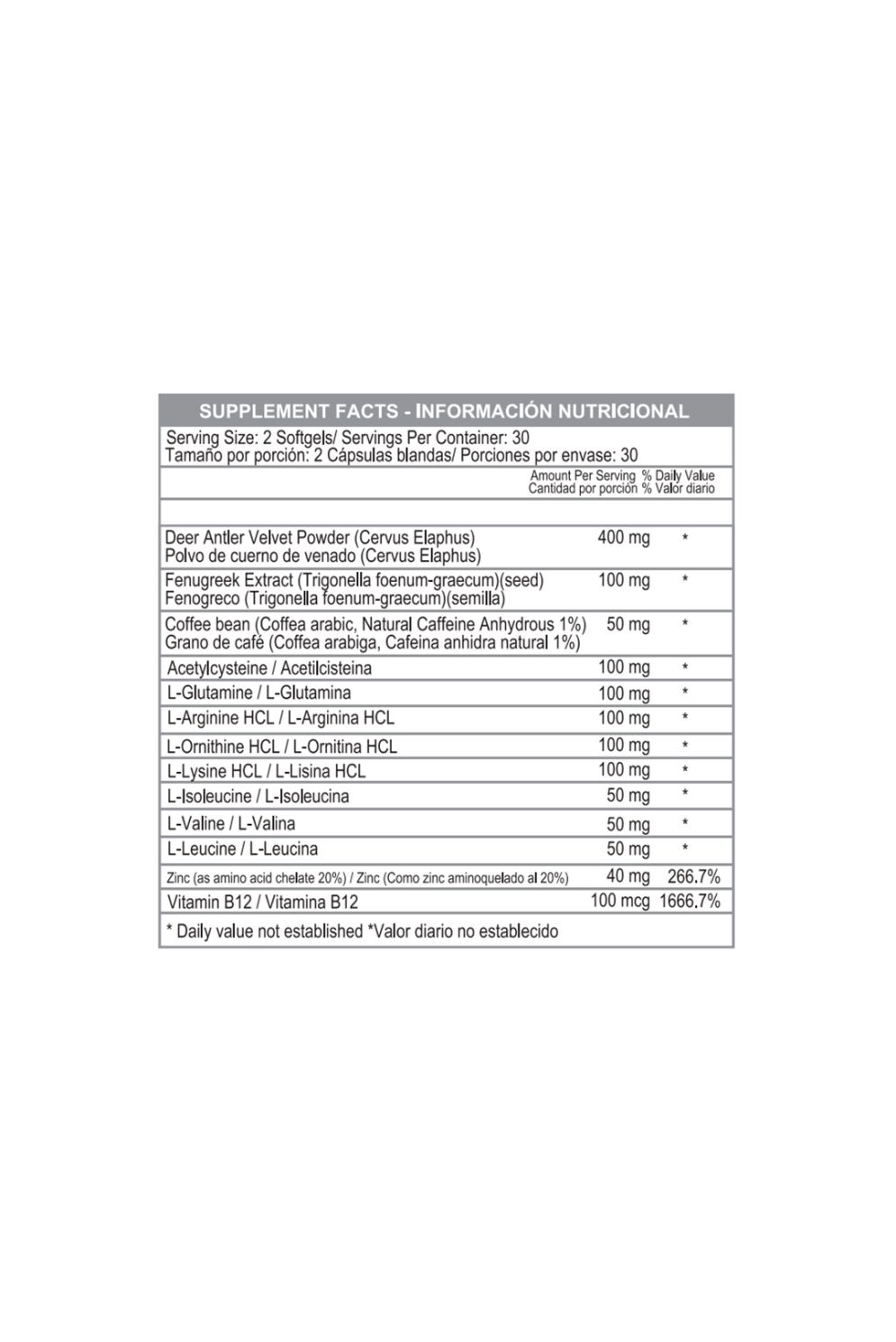Advance HGH 60Softgels Healthy America