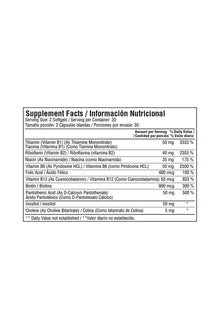 Complejo B50 Complex Complete 60Softgels Healthy America