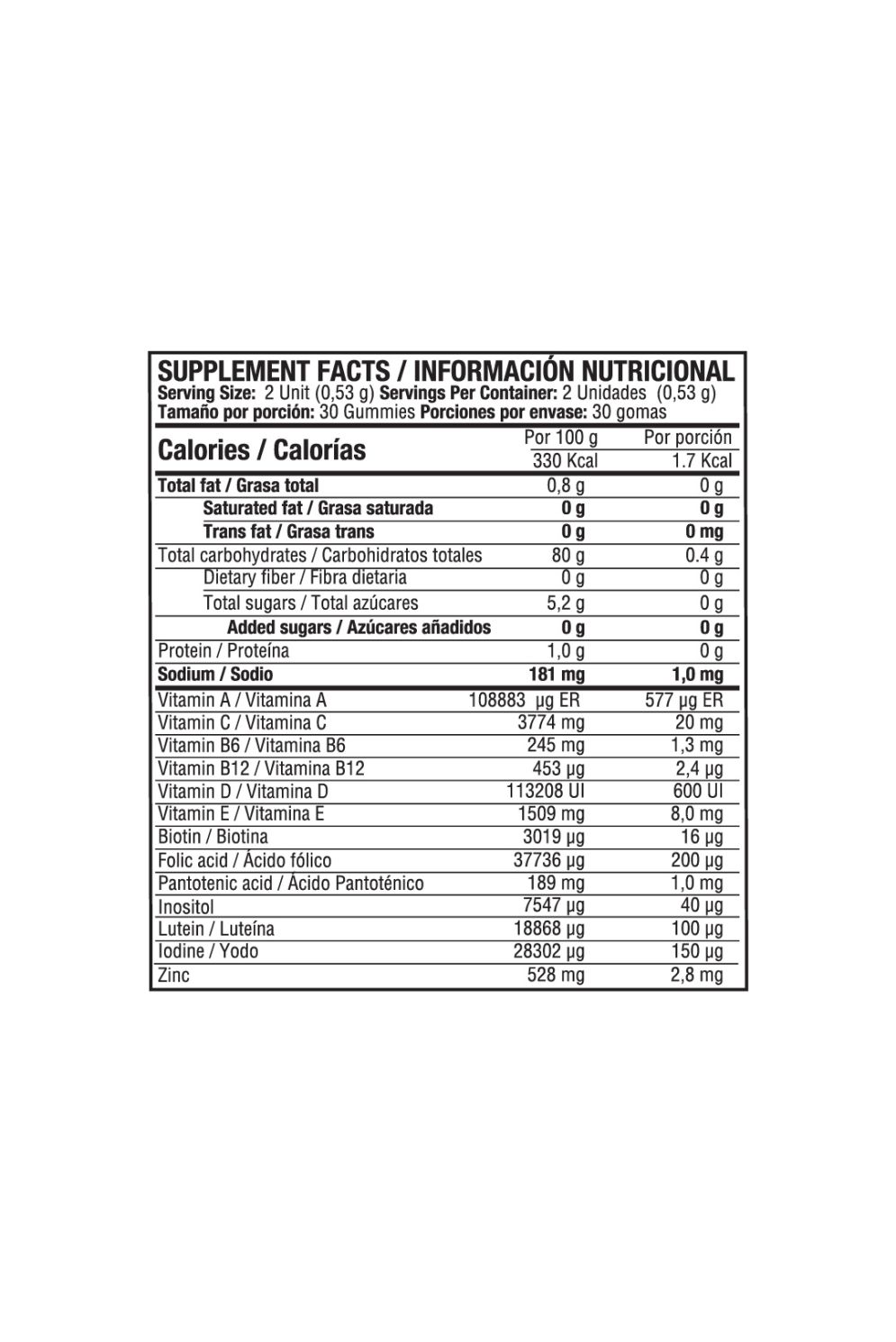 Vitaton Kids 60 Gummies Strawberry Healthy America
