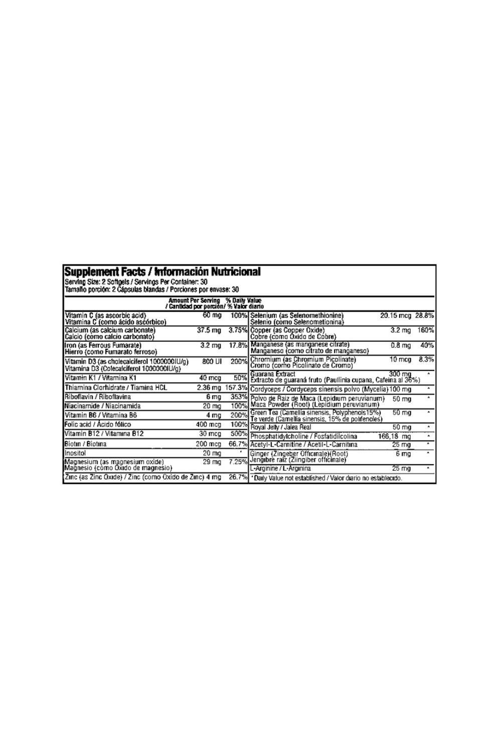 Energyton Plus 60 Softgels Healthy America