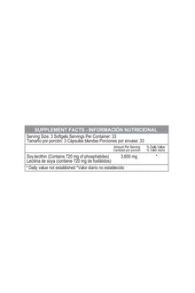 Mega Lecithin 1200Mg 100Softgels Healthy America