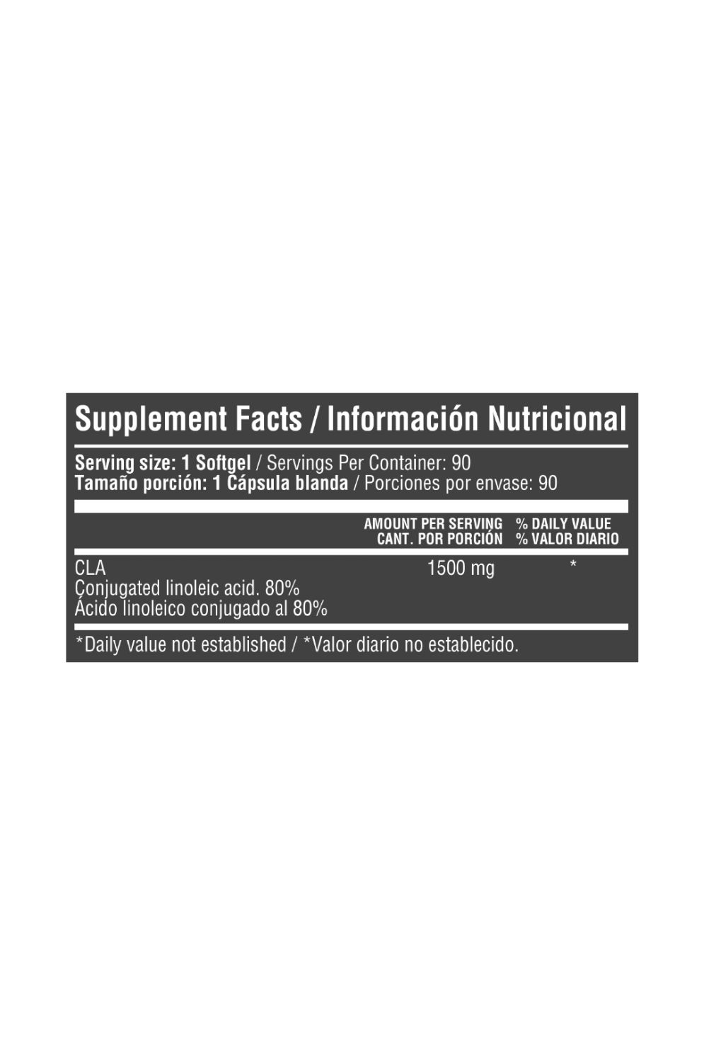 CLA 1500MG 90 SOFTGELS