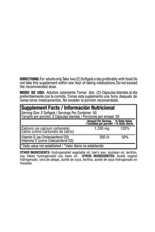 Liquid Absorbable Calcium 100Softgels Healthy America