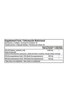 Omega 3 Fish Oil 60Softgels Healthy America