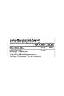 Vitamina C 1000 Mg With Bioflavonoid 100Capsulas Healthy America