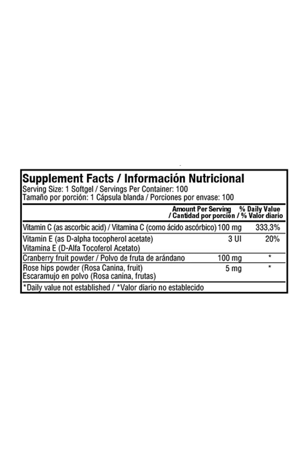 Cistixin 100Softgels Healthy America