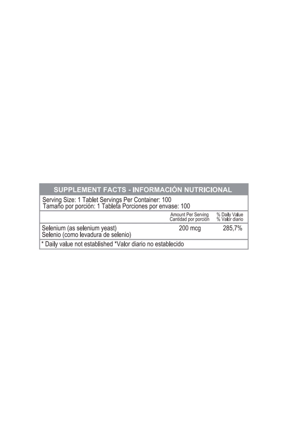 Selenium 200Mcg 100Caplets Healthy America