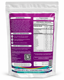 Colageno Marino Hidrolizado Bolsa x 450 Grs Alimentos Naturales Vida sana