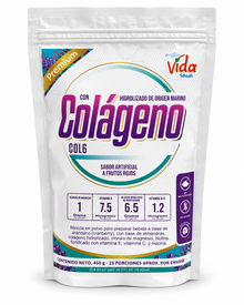 Colageno Marino Hidrolizado Bolsa x 450 Grs Alimentos Naturales Vida sana