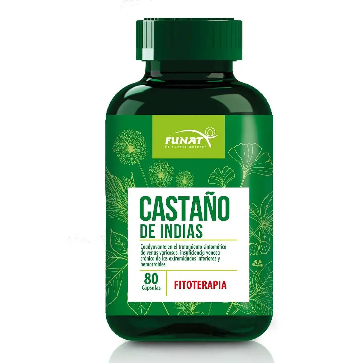 Castaño De Indias Pote 80Capsulas Laboratorios Funat
