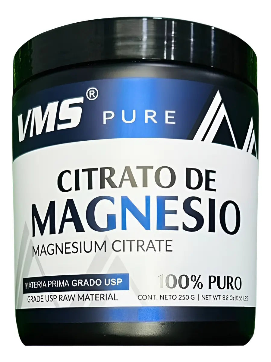 Citrato de Magnesio 100% Puro x 250 g VMS Pure