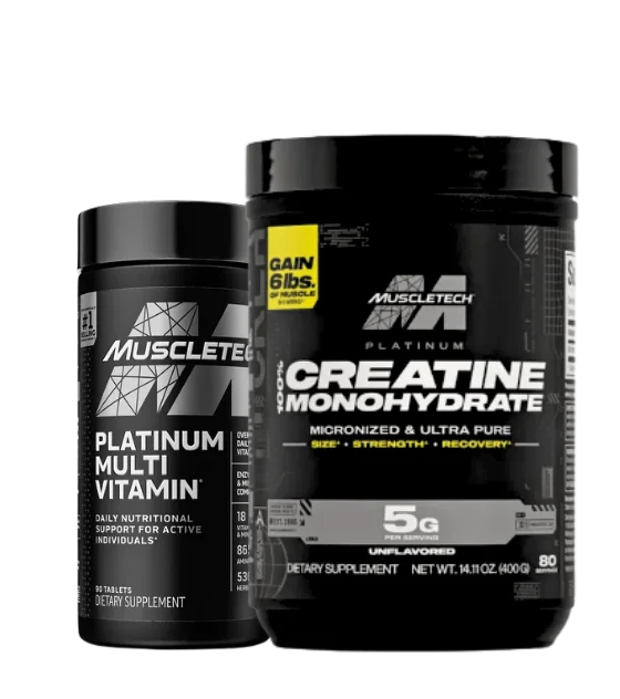 Combo Muscletech Creatina Platinum 450 g + Multivitamínico 90 Tab ...