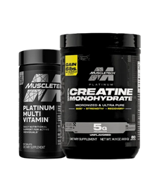 Combo Muscletech Creatina Platinum 450 g + Multivitamínico 90 Tab