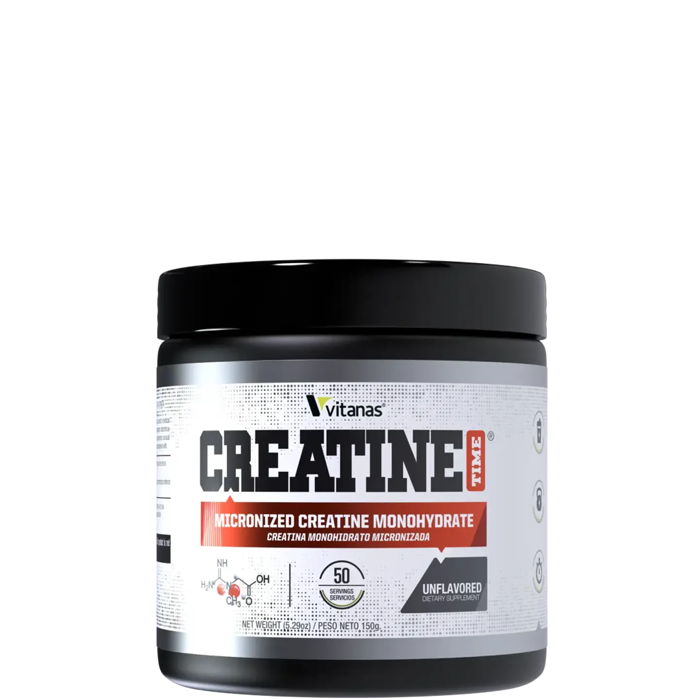 Creatina Monohidratada 150G Vitanas 50 Servicios