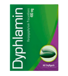 Dyphlamin Harpagofito 480 mg 60 Softgels Healthy America