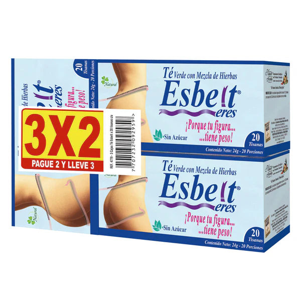Esbelt te - Oferta pague 2 lleve 3