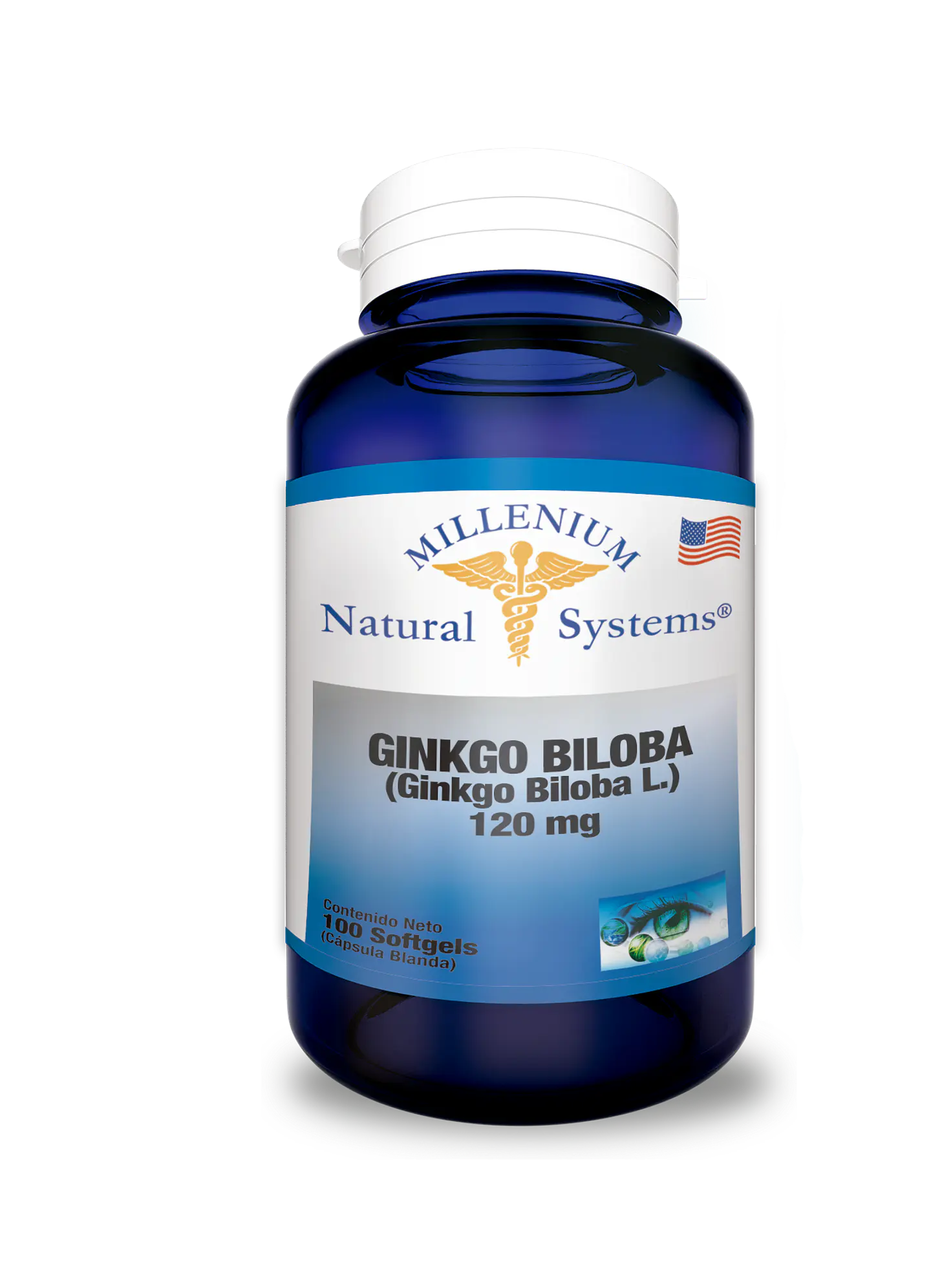Ginkgo Biloba 120 mg 100 Sofgetls Natural Systems