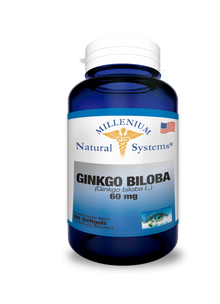 Ginkgo Biloba 60mg 60 Softgels Natural Systems