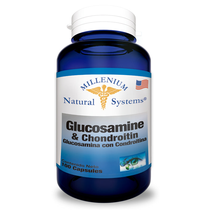 Glucosamina Chondroitin 750/600 mg 100 Capsulas Natural Systems