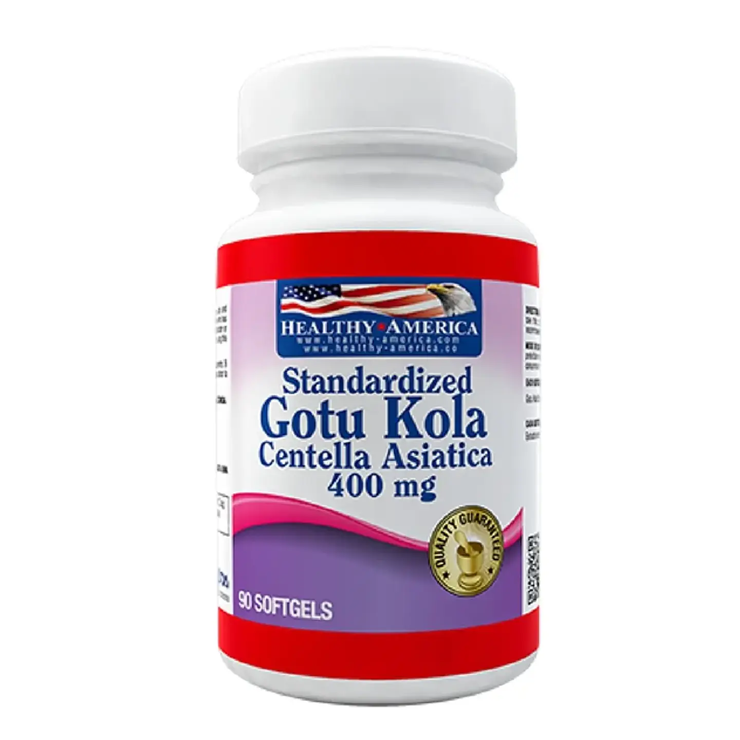 Centella Asiatica Gotu Kola 90 Sofgetls de Healthy America