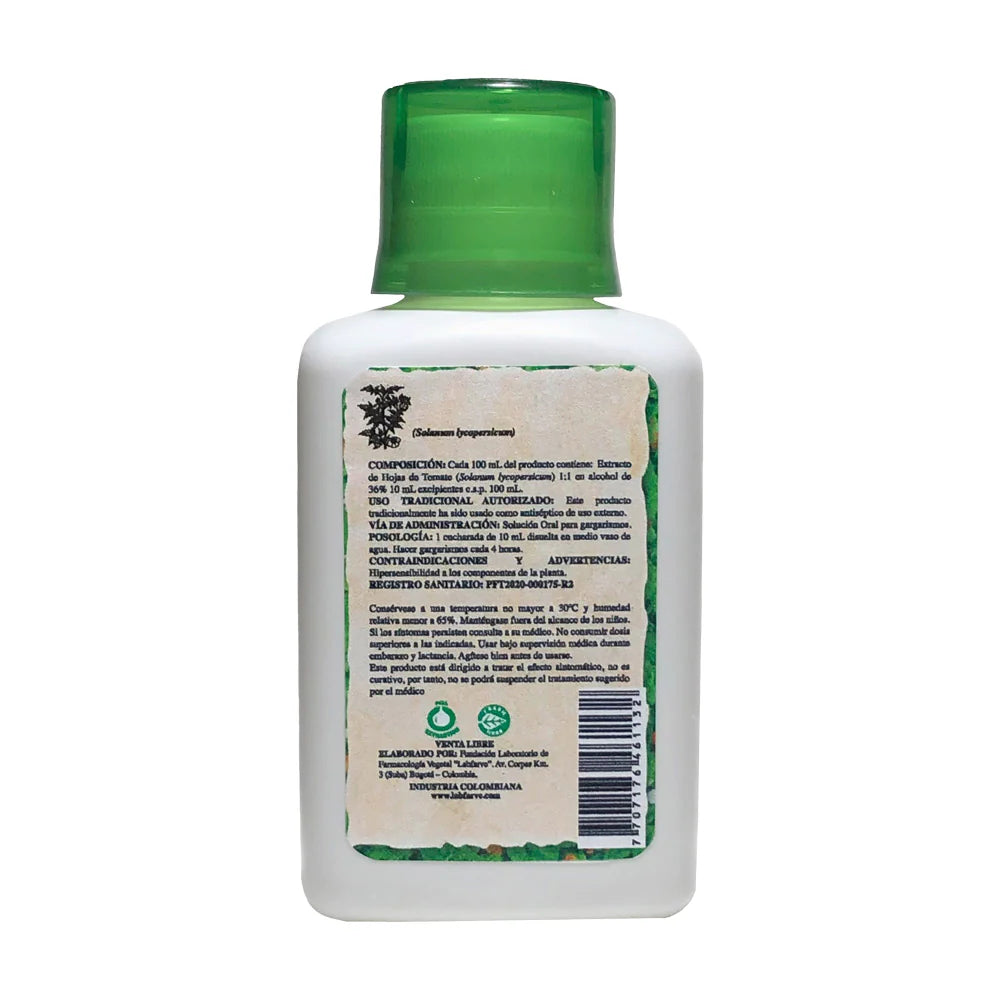 Hojas de Tomate Enjuague Bucal x 120 mL