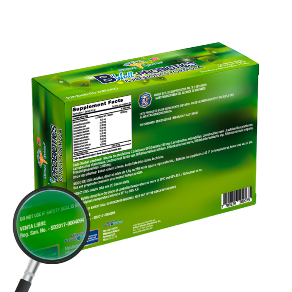Bwell Probioticos & Prebioticos 60 Sobres