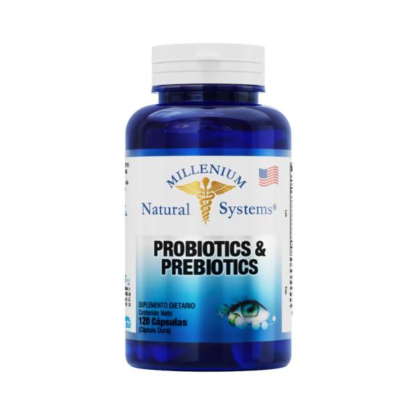 Probioticos y Prebioticos 120 Capsulas Natural Systems