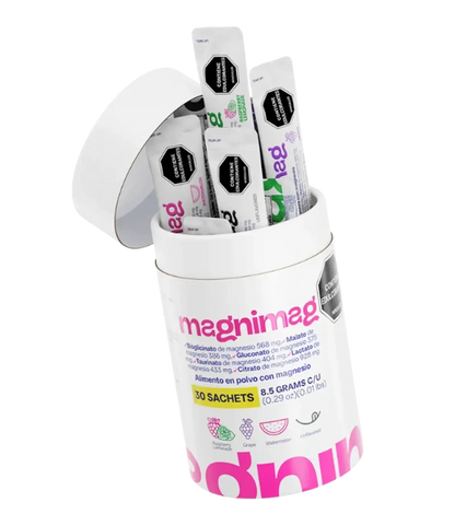Magnimag Healthy America Magnesio en Polvo, 30 Sobres de 8,5 g