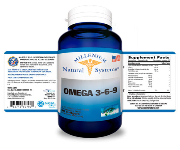 Omega 3-6-9 90 Sofgetls Natural Systems