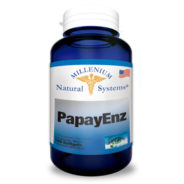 PapayEnz x 100 Softgels – Millenium Natural Systems