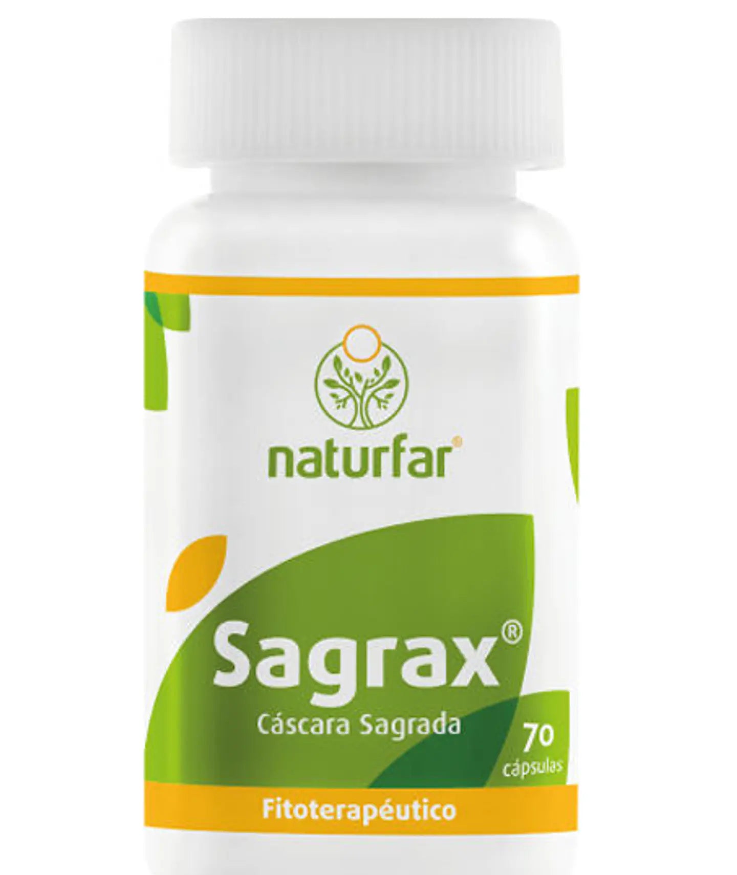Cascara Sagrada Sagrax 70 Capsulas Laboratorios Naturfar