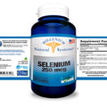 Selenio 250 mcg 100 Sofgetls Natural Systems