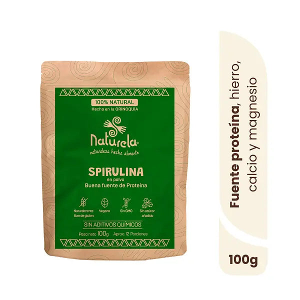 Spirulina / Espirulina Polvo | 100 Grs Naturela
