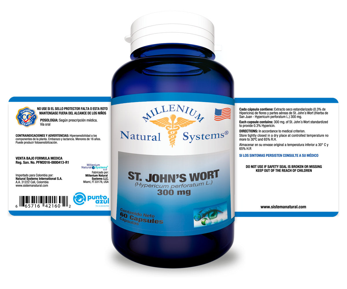 St. John`s Wort 300 mg x 60 Capsules