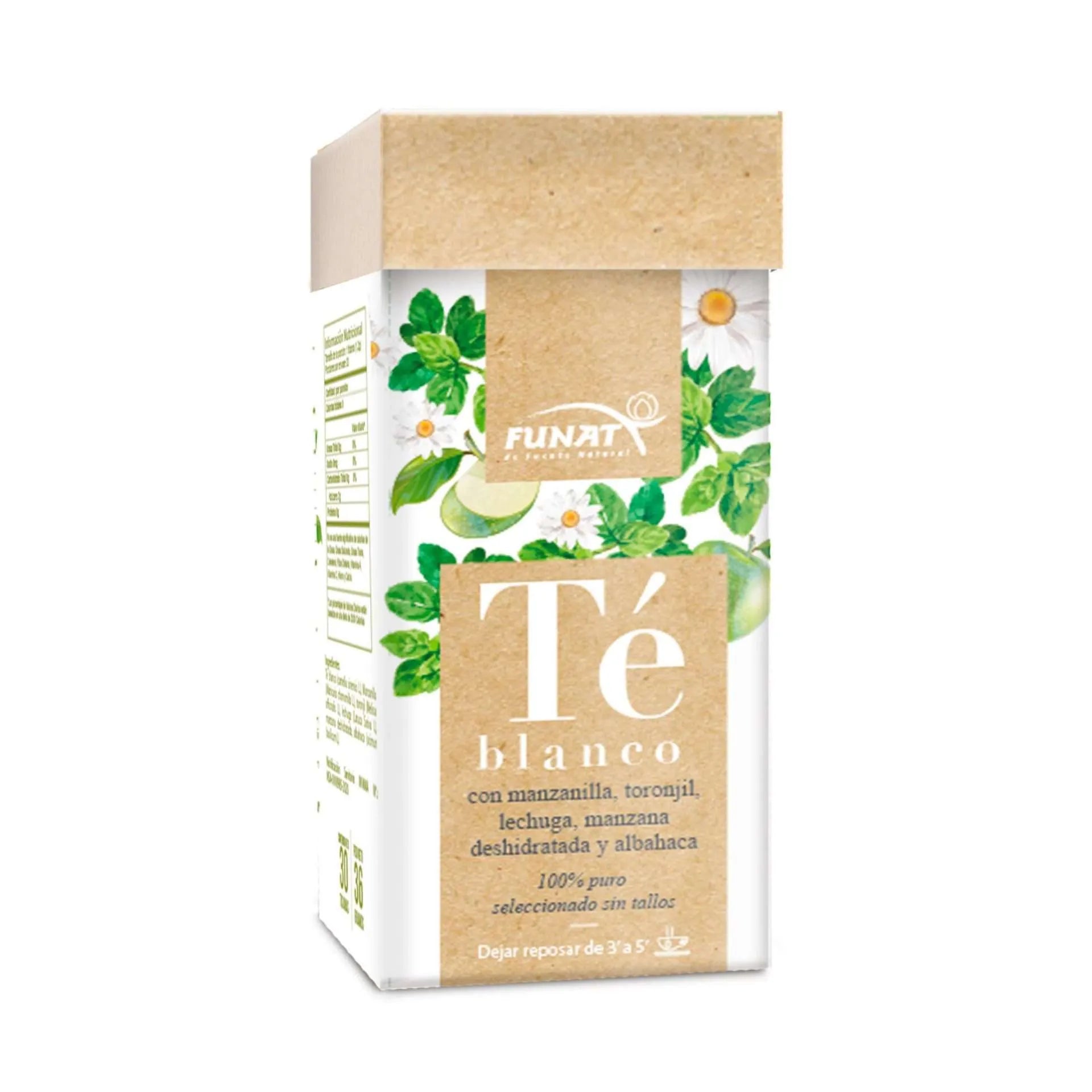 Té blanco 30 tisanas Laboratorio Funat