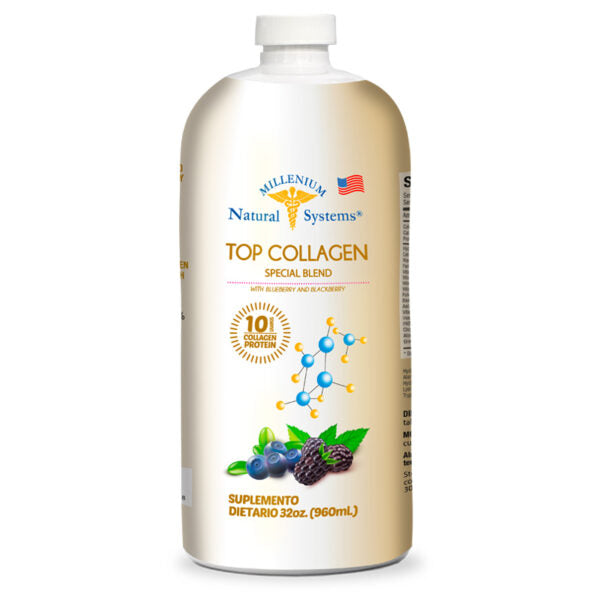 Top Collagen Special Blend 32 oz (960 ml) Millenium Natural Systems