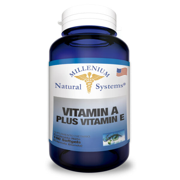 Vitamina A Plus Vitmina E 100 Sofgetls Natural Systems