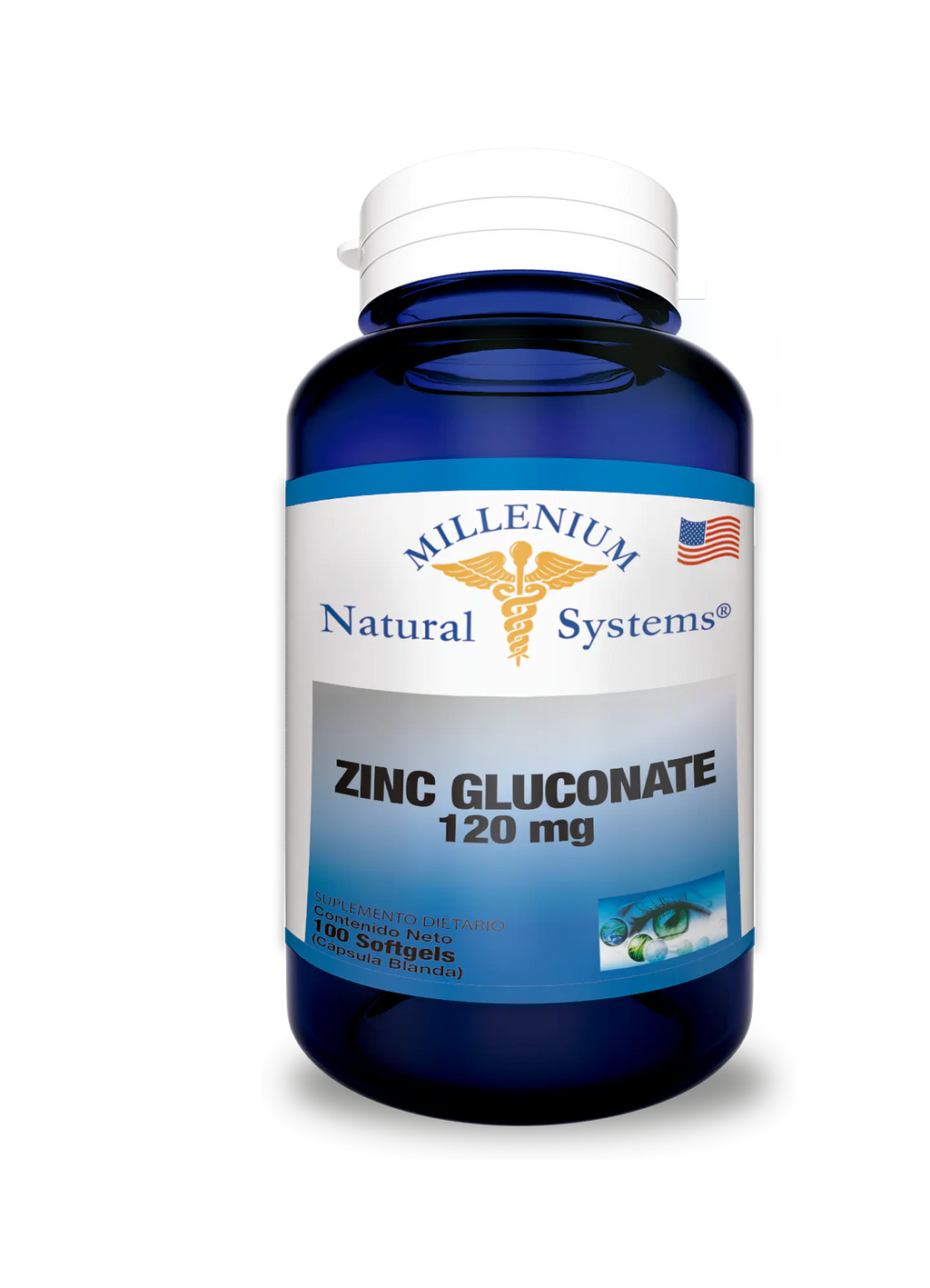 Zinc Gluconate 120 mg Natural Systems