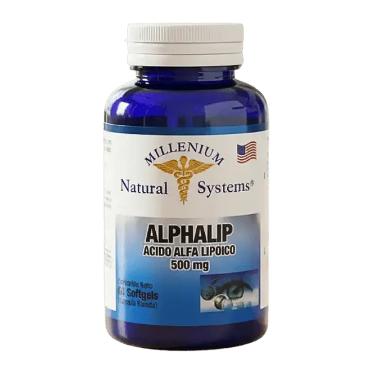 Alphalip Acido Alfa Lipoico 500 mg Natural System 60 Softgels