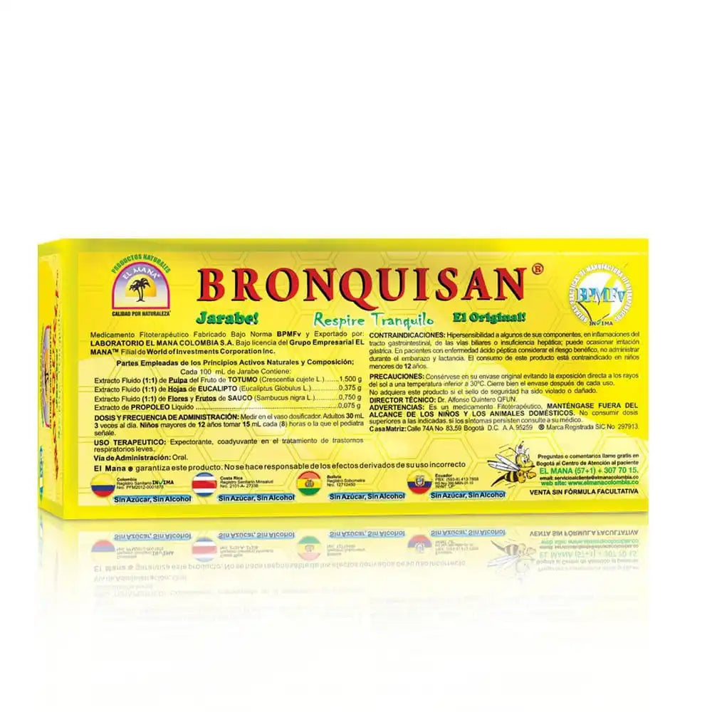 BRONQUISAN JARABE x 180 mL MANA