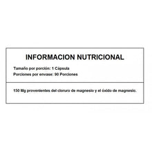 Cloruro de Magnesio y Óxido de Magnesio x 90 Cápsulas Barber