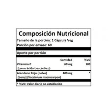 Cranberry con Vitamina C x 60 Cap - Solgar