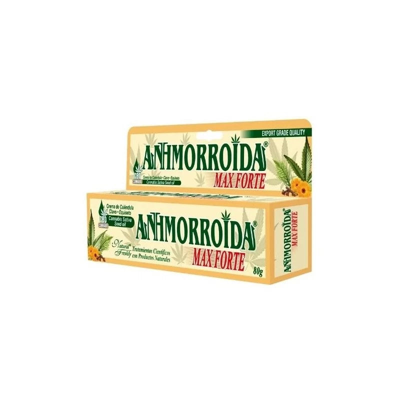 Anhmorroida Max Forte Crema Antihemorroidal CBD 80g Natural Freshly